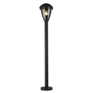 Bluebell Large Outdoor Polycarbonate Post In Dark Grey