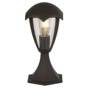 Bluebell Small Outdoor Polycarbonate Post In Dark Grey