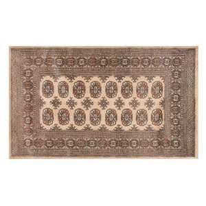 Bokhara 120x180cm Hand-Knotted Wool Rug In Beige