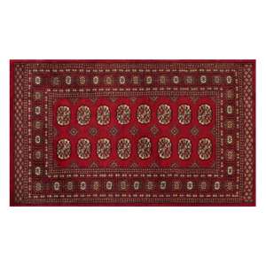 Bokhara 60x90cm Hand-Knotted Wool Rug In Red
