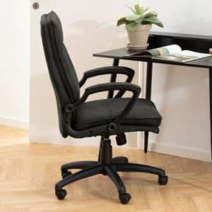 Bolingb Fabric Home And Office Chair In Anthracite - UK