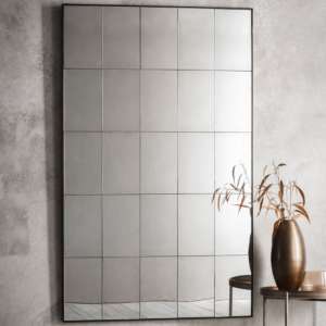 Bollix Large Rectangular Wall Mirror In Antique - UK