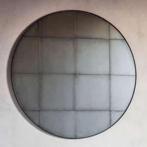 Bollix Round Wall Mirror In Antique - UK