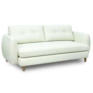 Bozo Fabric 2 Seater Sofa In White - UK