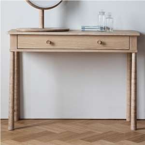 Burbank Wooden Dressing Table With 1 Drawer In Oak