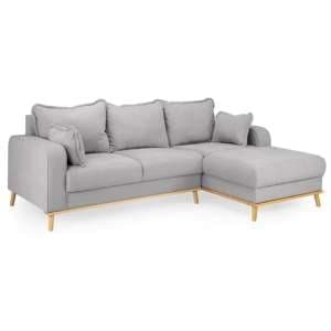 Buxton Fabric Right Hand Corner Sofa In Grey - UK