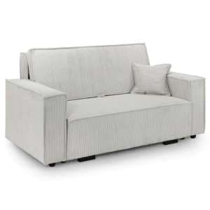 Cadiz Fabric 2 Seater Sofa Bed In Beige - UK