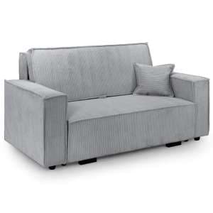 Cadiz Fabric 2 Seater Sofa Bed In Grey - UK