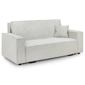 Cadiz Fabric 3 Seater Sofa Bed In Beige - UK