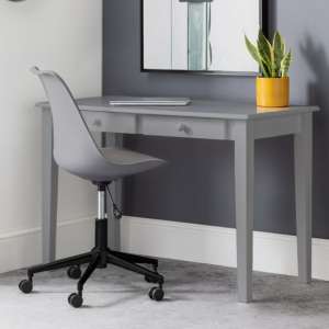 Cailyn Wooden Laptop Desk In Grey With Edolie Grey Chair - UK