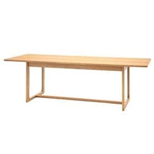 Cairo Extending Wooden Dining Table In Natural - UK
