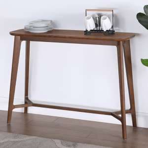 Cairo Wooden Console Table In Walnut - UK