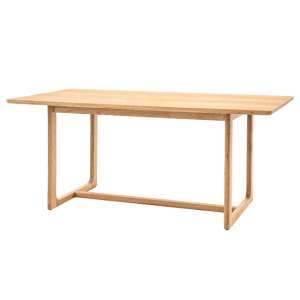 Cairo Wooden Dining Table Rectangular In Natural - UK