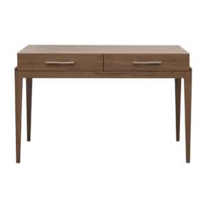 Cais Wooden Dressing Table With 2 Drawers In Walnut