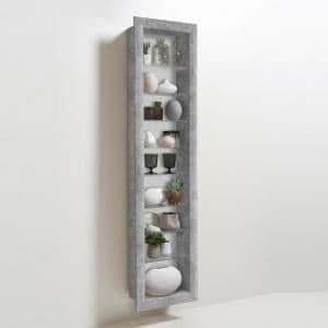 Bora9 Wall Mounted Display Stand In Light Atelier 8 Glass Shelf