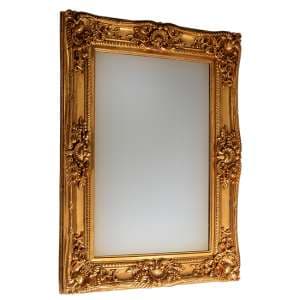 Cannan French Ornate Wall Mirror In Gold Frame - UK
