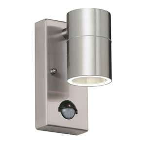Canon PIR Wall Light In Polished Stainless Steel - UK