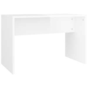 Canta High Gloss Dressing Table Stool In White