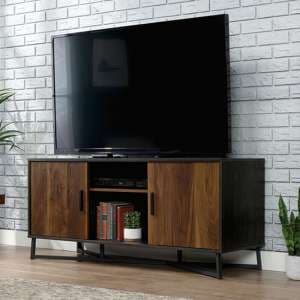 Canyon Lane Wooden TV Stand With 2 Doors In Brew Oak - UK