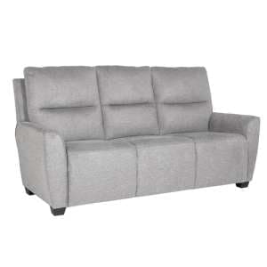 Carly Chenille Fabric 3 Seater Sofa In Natural - UK