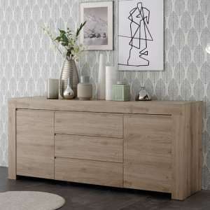 Carney Sideboard In Cadiz Oak With 2 Doors And 3 Drawers - UK