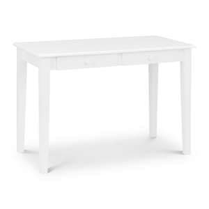 Cailyn Study Desk In White With 2 Drawers
