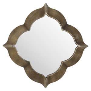 Casaba Single Wall Mirror In Antique Bronze Frame - UK