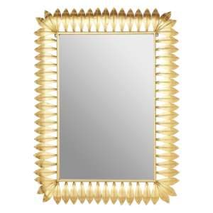 Cascade Wall Bedroom Mirror In Gold Leaf Frame