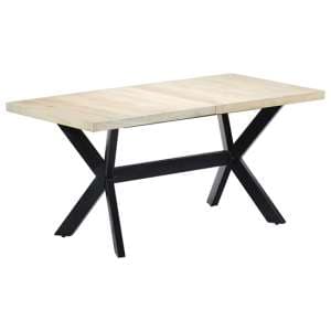 Cevis Large Mango Wood Dining Table In Natural