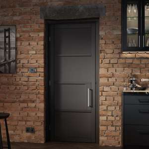 Chelsea Solid 1981mm x 762mm Internal Door In Black - UK