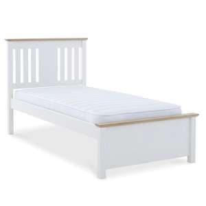 Chester Wooden Single Bed In White