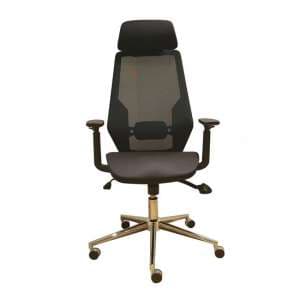 Coleford Home And Office Chair In Black Mesh