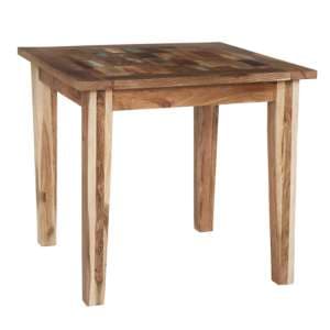 Coburg Wooden Dining Table Small In Reclaimed Wood - UK
