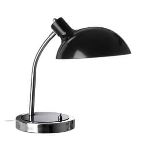 Coldin Flexible Metal Table Lamp In Black And Chrome
