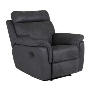 Colyton Fabric Recliner 1 Seater Sofa In Azul - UK