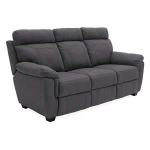 Colyton Fabric Recliner 3 Seater Sofa In Azul - UK