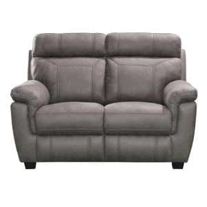 Colyton Fabric Two Seater Sofa In Grey Finish