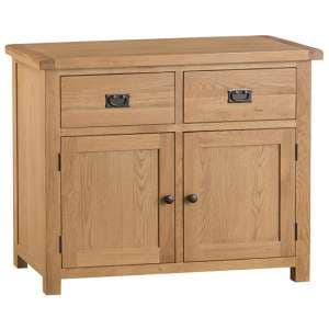 Concan Wooden 2 Doors And 2 Drawers Sideboard In Medium Oak - UK