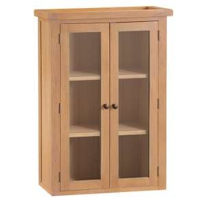 Concan Wooden 2 Doors Dresser Top In Medium Oak