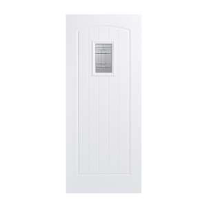 Cottage Stable 2032mm x 813mm External Door In White - UK