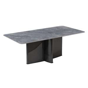 Cuneo Sintered Stone Coffee Table In Grey - UK