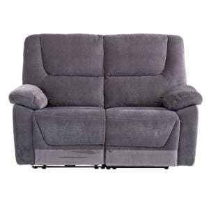 Darla Fabric Electric Recliner 2 Seater Sofa In Grey - UK