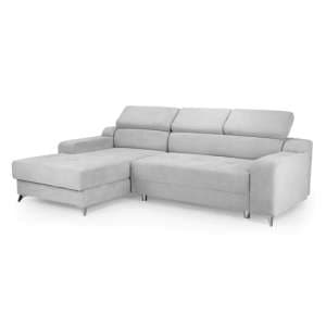 Davao Electric Fabric Corner Sofabed Left Hand In Grey