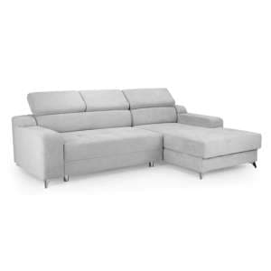 Davao Electric Fabric Corner Sofabed Right Hand In Grey
