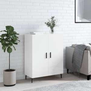 Derby High Gloss Sideboard With 2 Doors In White - UK