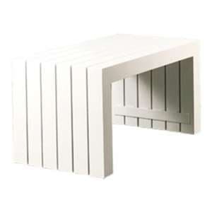 Dunstar Outdoor Heavy Weight Aluminium Coffee Table In White