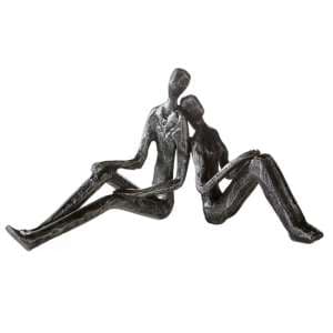 Dreaming Iron Design Sculpture In Antique Silver