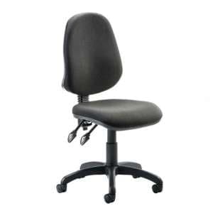 Eclipse Plus II Fabric Office Chair In Black No Arms - UK