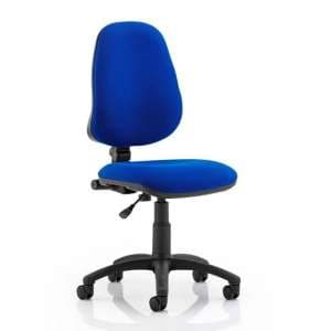 Eclipse Plus I Office Chair In Blue No Arms - UK