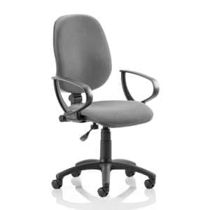 Eclipse Plus I Office Chair In Charcoal With Loop Arms - UK